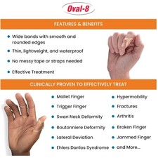 Adjustable Finger Splint - No Straps Needed