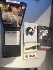 Poly Voyager Legend 30 Bluetooth Wireless Ear-hook Headset Black Boom Microphone