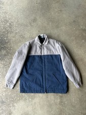 Vintage Dickies Two Tone Eisenhower Work Jacket Blue Gray Large 90s Y2K Quilted