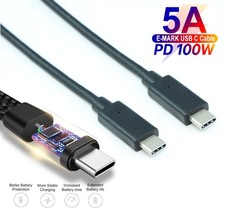 3ft USB 3.2 Gen 2 Type-C Male/Male Cable PD to 100W/5A to 20Gbps Black