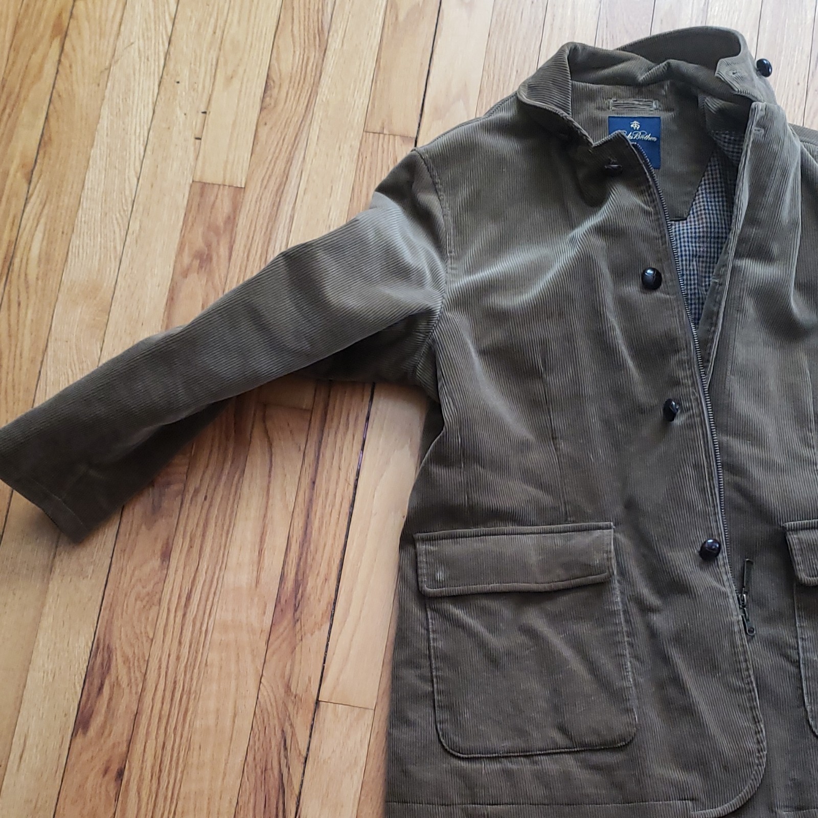 Brooks Brothers Brown Solid Button Jacket Men’s S… - image 3