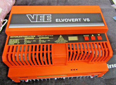  VEE ELVOVERT CDS 0.75KW 220VAC VARIABLE FREQUENCY INVERTER