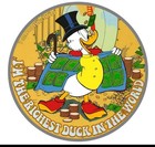 Niue 2022 Scrooge McDuck "Richest Duck in the World" 1 oz silver art coin.