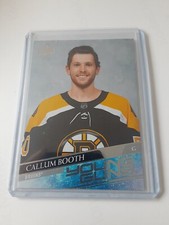 2020-21 Upper Deck Callum Booth Young Guns #704 Rookie Rc Boston Bruins 
