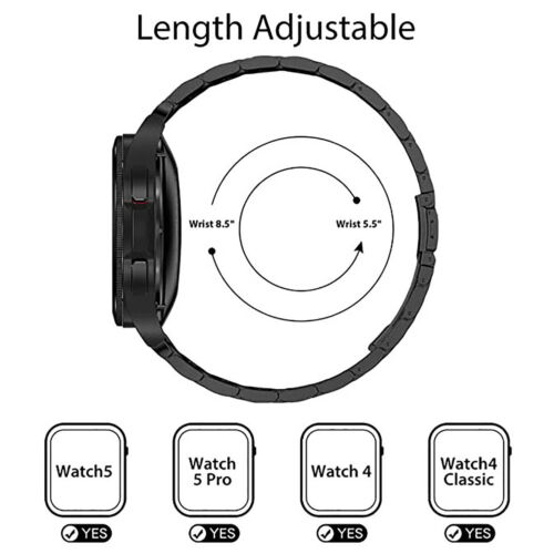 Stainless Steel Watch Band Strap For Samsung Galaxy Watch 4 5 Pro 45mm 40mm 44m - Picture 16 of 21
