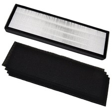 Filter B Carbon Replacement Filters (4-Pack) FLT22CB4: HQRP True HEPA B & 4x Carbon Filters for GermGuardian FLT4825 FLT4850PT FLT22CB4
