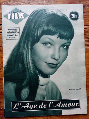amor FILM Nr. 26 - 1954 - Marina Vlady ''Das Zeitalter der Liebe'' - Sophia Loren - Henri Vidal
