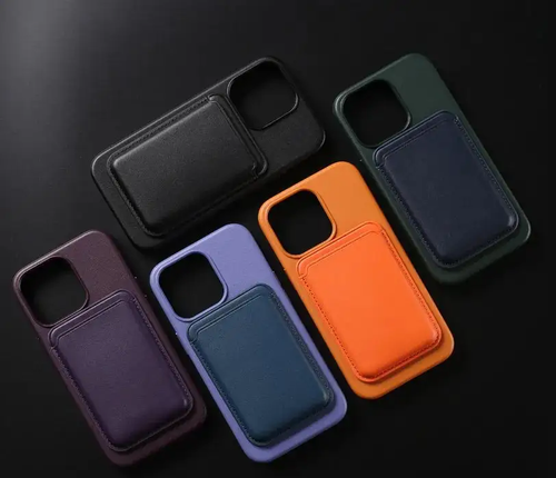 Leder Magnet Wallet Kartenetui für iPhone 15 14 13 12 Pro Max Plus - Bild 76 von 77