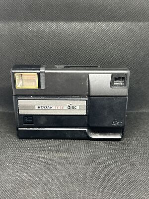 Vintage Kodak Tele Disc Camera by Kodak Eastman BLACK Made In USA