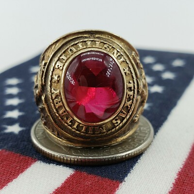 10k Gold Ring Texas Military Institute Ring Class Highschool Military