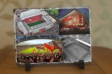Football stadiums Printed onto Slate