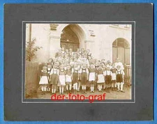 Photo, large photo, girls school class, around 1920!!!