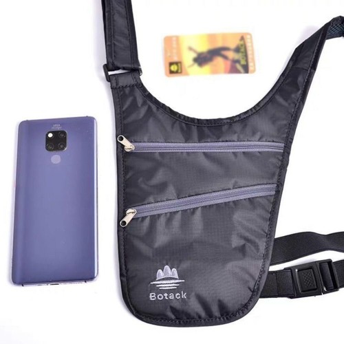 Travel Waist Packs Pouch Invisible Travel Waist Pack Passport Wallet Travel Bag - Picture 2 of 8