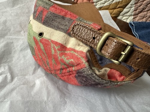 Rare VTG Polo Ralph Lauren RL Guide Southwestern Blanket Leather Hat NOS Stadium - Picture 8 of 8