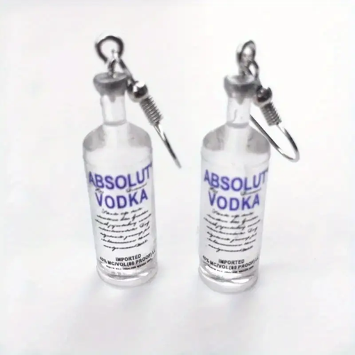 Alcohal Earrings Beer Liquor Wine Drinks Bar Club 3D Ear Jewelry - Picture 14 of 78