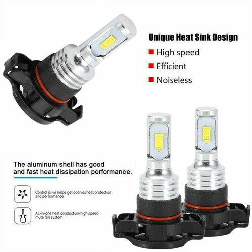 LED Headlight + Fog Light Bulbs Combo For Chevy Silverado 1500 2500HD 2007-2015 - Picture 18 of 20
