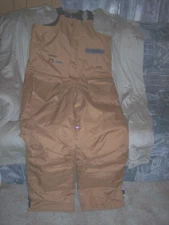 Mens XL Ice Fishing Bibs Waterproof Insulated Trekker Bibs Floats Cold Weather