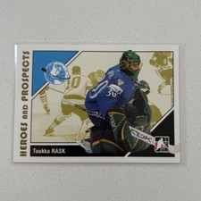 2007-08 ITG Heroes and Prospects Tuukka Rask #13 Rookie RC Bruins Hockey Card. rookie card picture