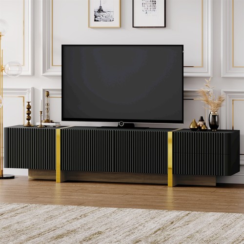 TV Stand Cabinet Entertainment Center Media Console Table for TVs up to 80'' - Picture 12 of 47