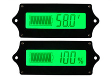 LCD Digital Battery Capacity Monitor DC 9-150V Lithium Tester Voltage Meter