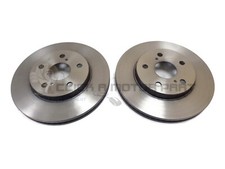 Juego de 2 discos de freno delanteros nuevos para Toyota Corolla 1.2 1.8 2019-2025