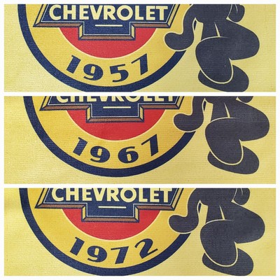 New MICROFIBER Towel 3pk! ~ 1957 67 72 Chevrolet Felix the Cat Quality 16'' x 16''