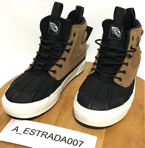 Vans Sk8-Hi MTE All Track Khaki Schwarz Wasserdicht Wanderschuhe M 8,5/W 10 Unisex - Bild 3 von 12