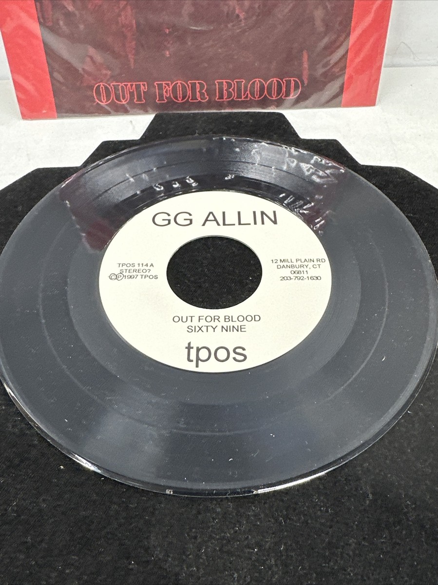 GG Allin & The Jabbers ‎Out For Blood 7