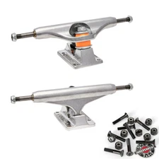 Independent Skateboard Trucks Stage 11 Silver 144 (8.25") + 1" Indy Hardware