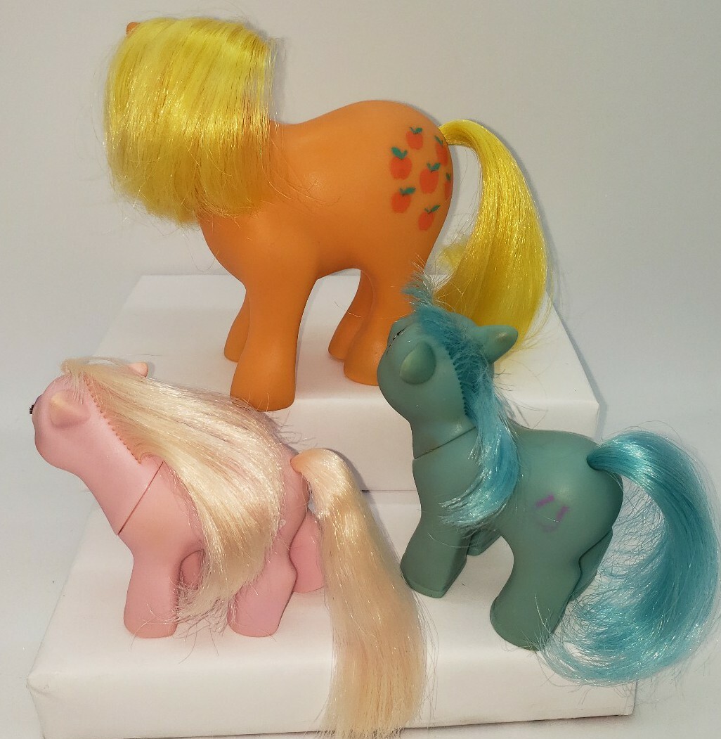 【vintage】My Little pony｜イヤホンジャック Curly Locks Brush 'n Grow Vintage G1 My Little Pony | Brown