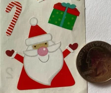 SANTA’S GIFTStickers(6pc) Mrs.Grossman's•Christmas•Candy cane•Gift Box•Holiday