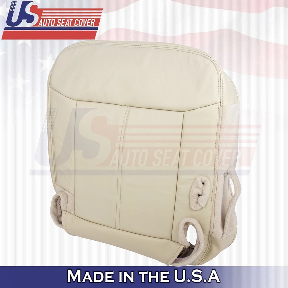 Lincoln Town Car 2007 2008 2009 2010 11 Fit parte superior inferior cubierta de cuero tostado Foto 3 de 4