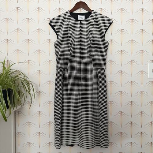 Akris Punto Dotted Dégradé Dress Hidden Zip Front - Size 8 - $1,190 - Picture 6 of 11