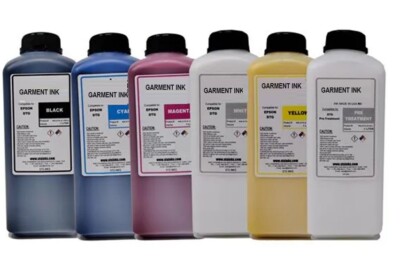NEW PREMIUM COMPATIBLE GARMENT REFILL BULK INK FOR KORNIT PRINTHEADS (1,000ML)