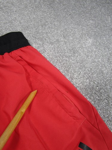 Adidas Shorts Youth XL Red Lightweight Linerless Gym Training *Stains - Picture 3 of 12