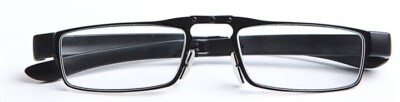 POCKETREADER | Falt-Lesebrille GEORGE in schwarz | +1,0 bis +4,0 | Lesehilfe NEU