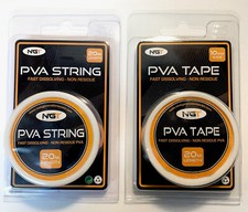 NGT PVA Tape OR String Carp Fishing Tackle On 20m Spool