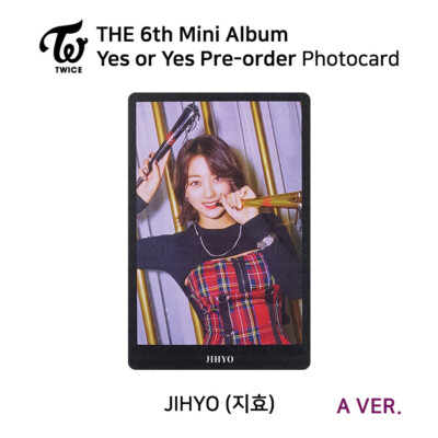 TWICE 6th mini album YES or YES Photocard Each Member Pre-order