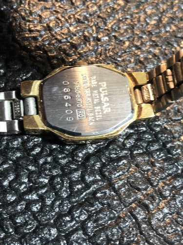 Vintage Pulsar By Seiko Women’s Dress Watch Octagon Wristwatch New Battery - Picture 8 of 17