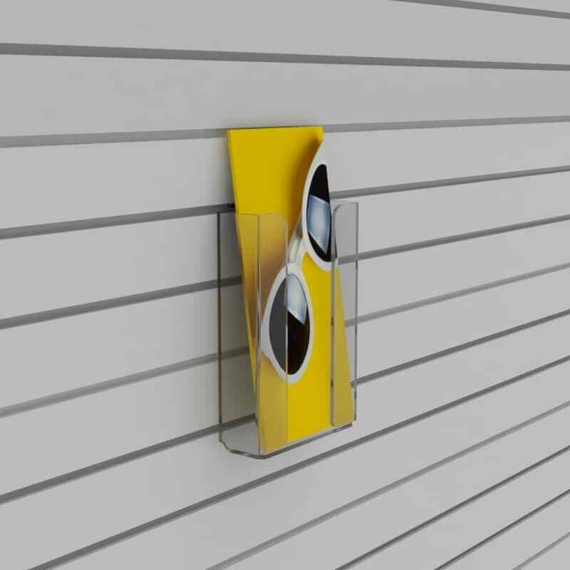 SL1652 - A4 Size Acrylic Slatwall Leaflet Holder (Formed)
