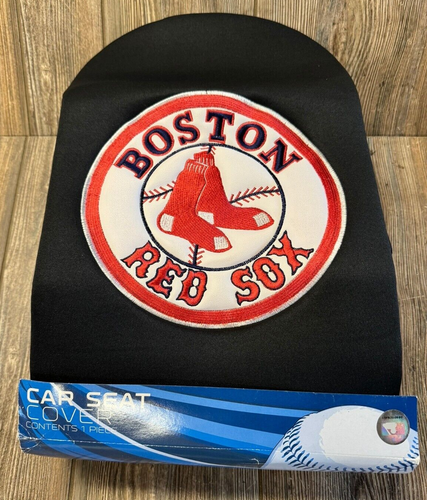 Brand New Boston Red Sox Premium Black Embroidered Adjustable Car Seat ...