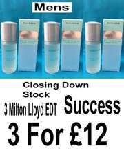 3 X MILTON LLOYD SUCCESS  - EAU DE TOILETTE EDT 55ML HOMME MENS 