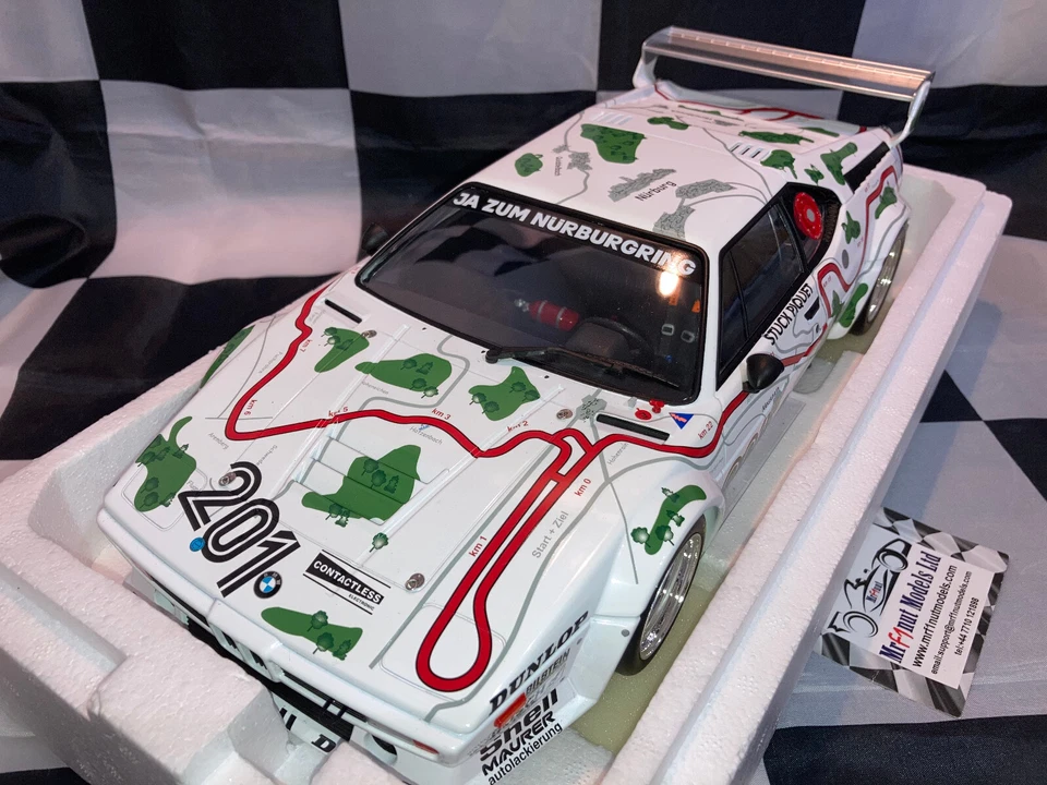 1:12 Minichamps 125802901 Stuck/Piquet BMW M1 Procar 3rd 1000km Nurburgring 1980 - Image 2 of 4