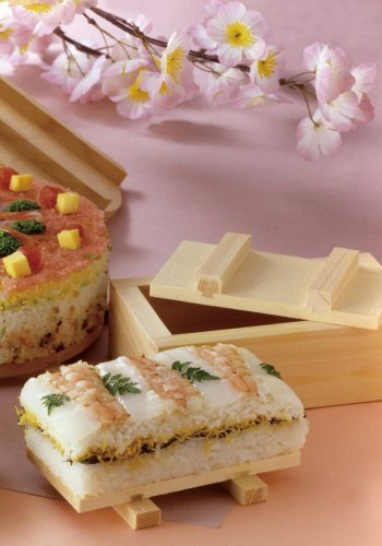 Made in Japan Sushi Press Wooden 1-Go 18x10.5x7cm Cypress Oshizushi Sushi - Picture 3 of 3