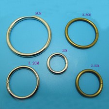 Kit 18 Pezzi Accessori Per Borse Fai Da Te - Anelli A D, Fibbie E Moschettoni Girevoli In Metallo - Foto 7