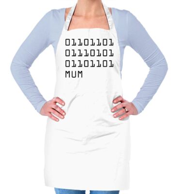 Binary Mum - Unisex Erwachsene Schürze - Code Muttertag Programmierung Entwickler Mama