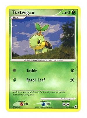 Pokemon Diamond & Pearl 103/130 Common Card - Turtwig