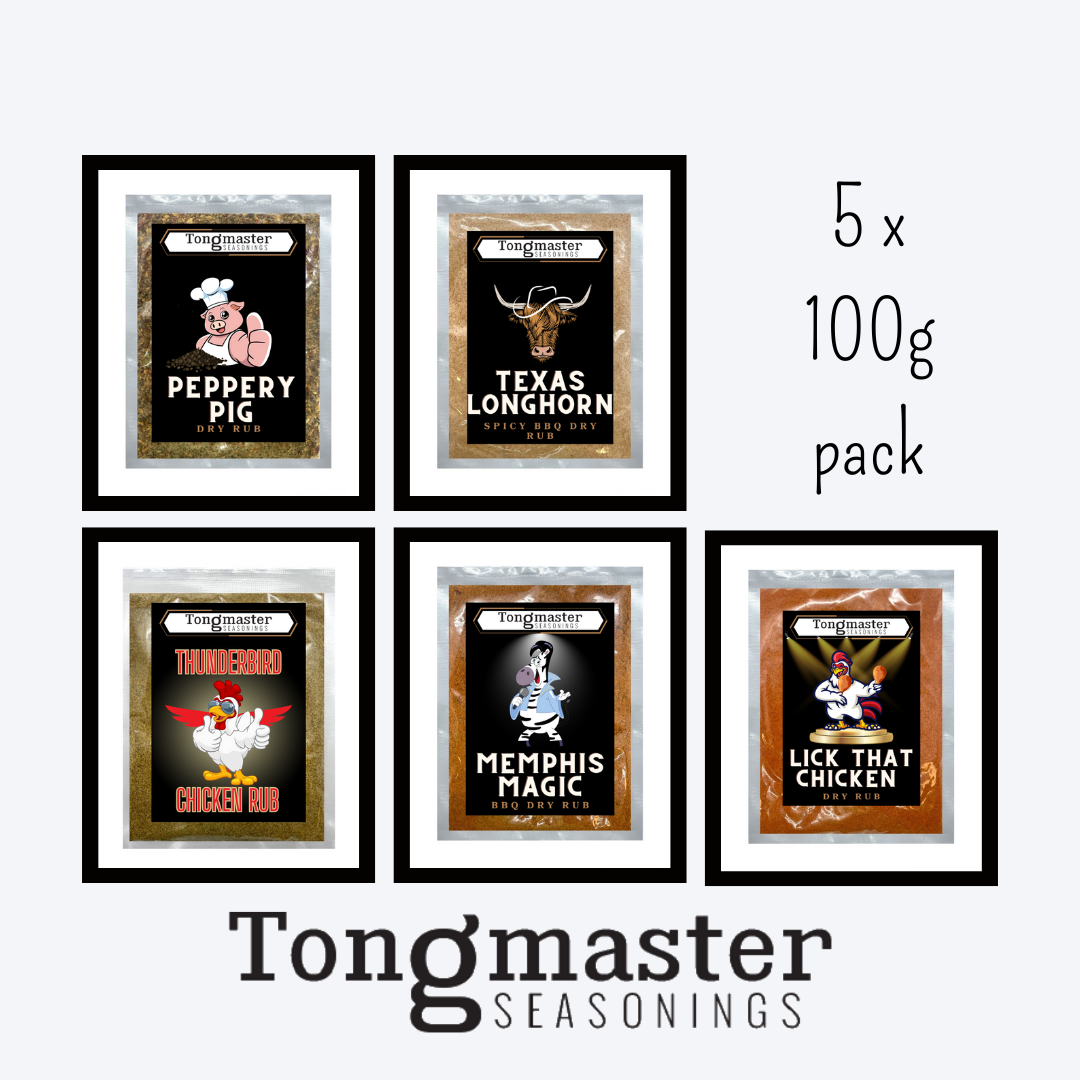 5 x Dry Rub Multi-Pack - 100g