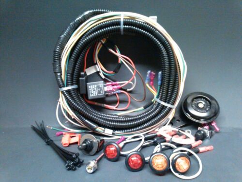 New! Can-Am Turn Signal Horn Kit - LED Lights - Sealed Loomed Wiring Harness -   - Picture 1 of 6