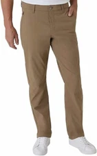 Weatherproof Vintage Men's Performance Weather-Flex Flatfront Pant Khaki 40/32!